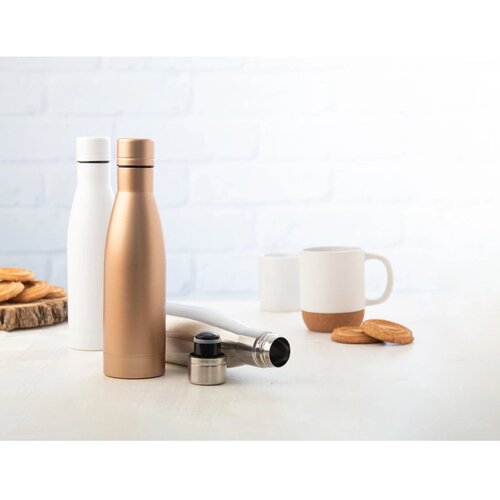 Koper geïsoleerde thermosfles (500 ml) Wit 500 ml
