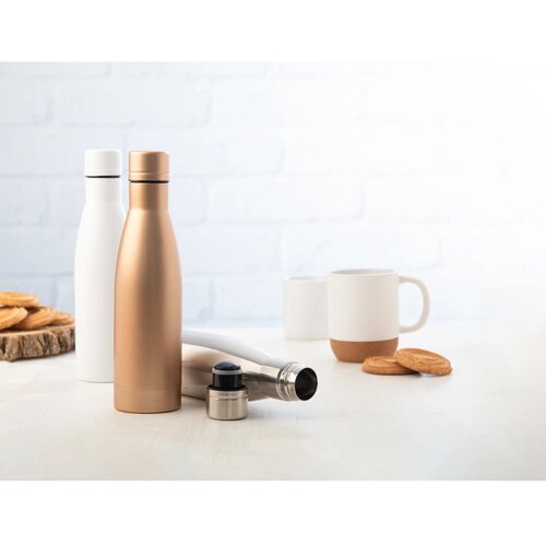 Koper geïsoleerde thermosfles (500 ml) Goud 500 ml