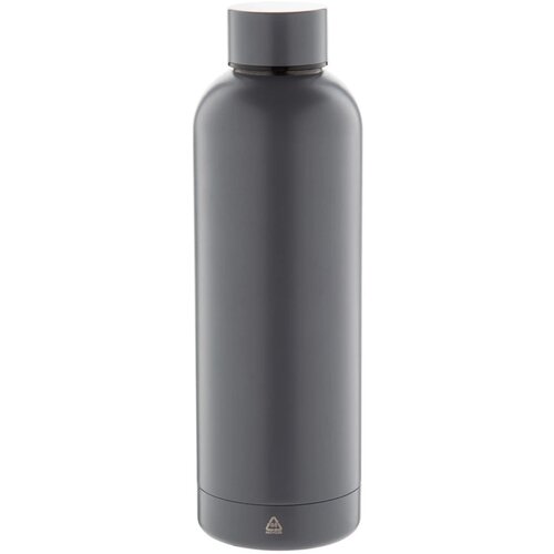 Gerecyclede RVS thermosfles (500 ml) Donkergrijs 500 ml