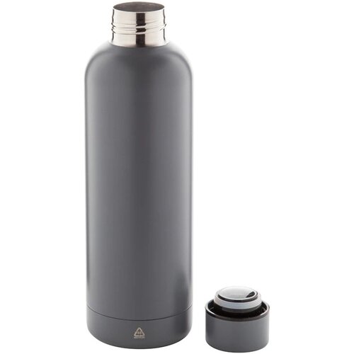 Gerecyclede RVS thermosfles (500 ml) Donkergrijs 500 ml