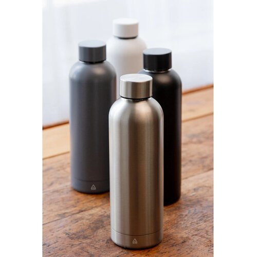 Gerecyclede RVS thermosfles (500 ml) Zwart 500 ml