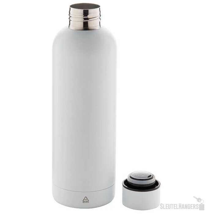 Gerecyclede RVS thermosfles (500 ml) Wit