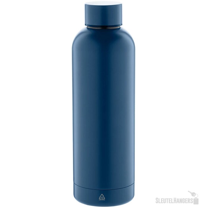 Gerecyclede RVS thermosfles (500 ml) Blauw