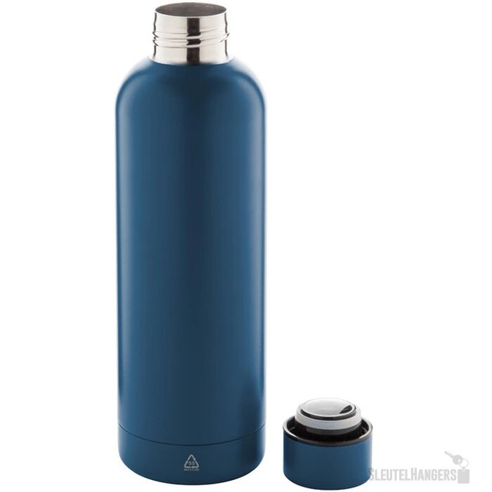 Gerecyclede RVS thermosfles (500 ml) Blauw