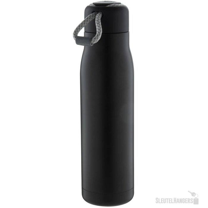 Thermosfles met draagkoord (500 ml) Zwart