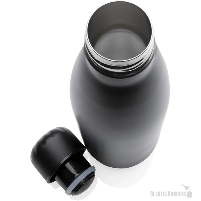 Unikleur vacuüm geïsoleerde roestvrijstalen fles 500 ml zwart