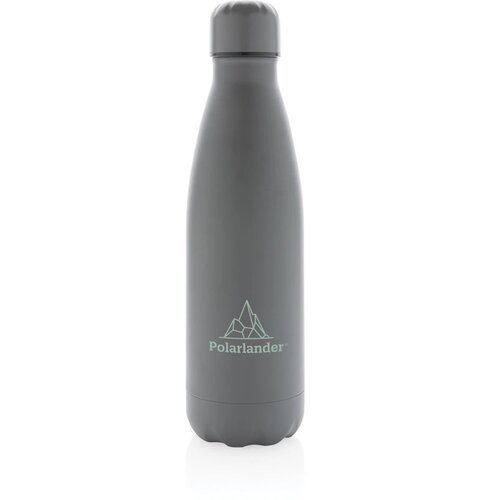 Unikleur vacuüm geïsoleerde roestvrijstalen fles 500 ml grijs 500 ml