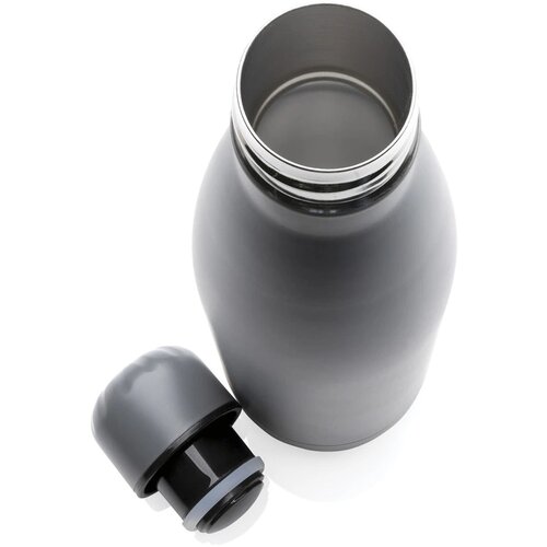 Unikleur vacuüm geïsoleerde roestvrijstalen fles 500 ml grijs 500 ml