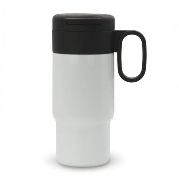 Auto thermofles met handvat (300 ml) Wit