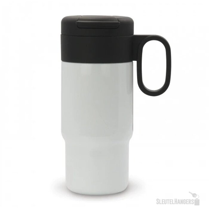 Auto thermofles met handvat (300 ml) Wit