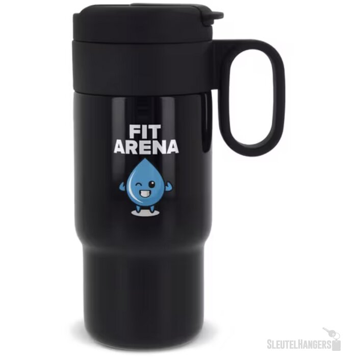 Auto thermofles met handvat (300 ml) Zwart