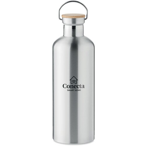 Grote thermosfles met handvat (1500 ml) Zilver 1500 ml