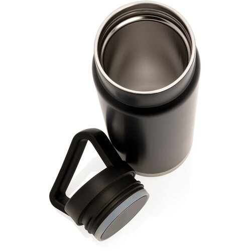 On-the-go thermosfles met handvat (650 ml) Zwart 650 ml