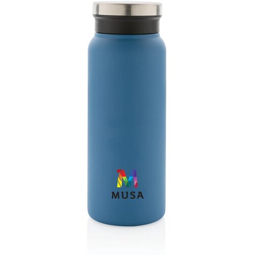 RCS gerecycled RVS vacuümfles (600 ml) Blauw 600 ml