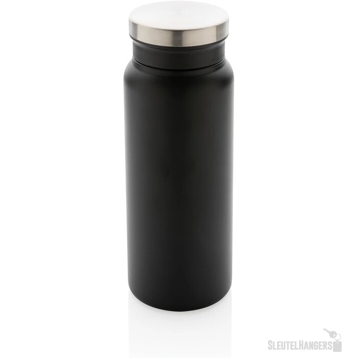 RCS gerecycled RVS vacuümfles (600 ml) Zwart
