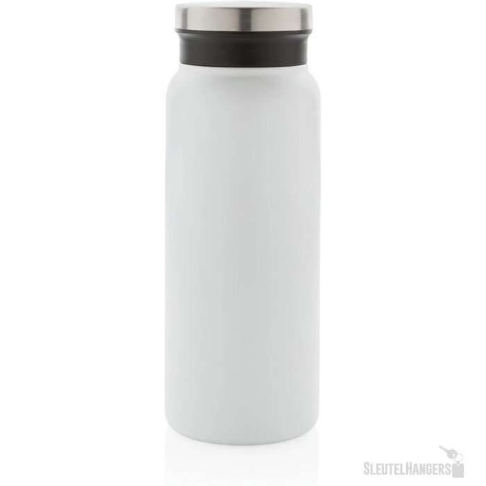 RCS gerecycled RVS vacuümfles (600 ml) Wit
