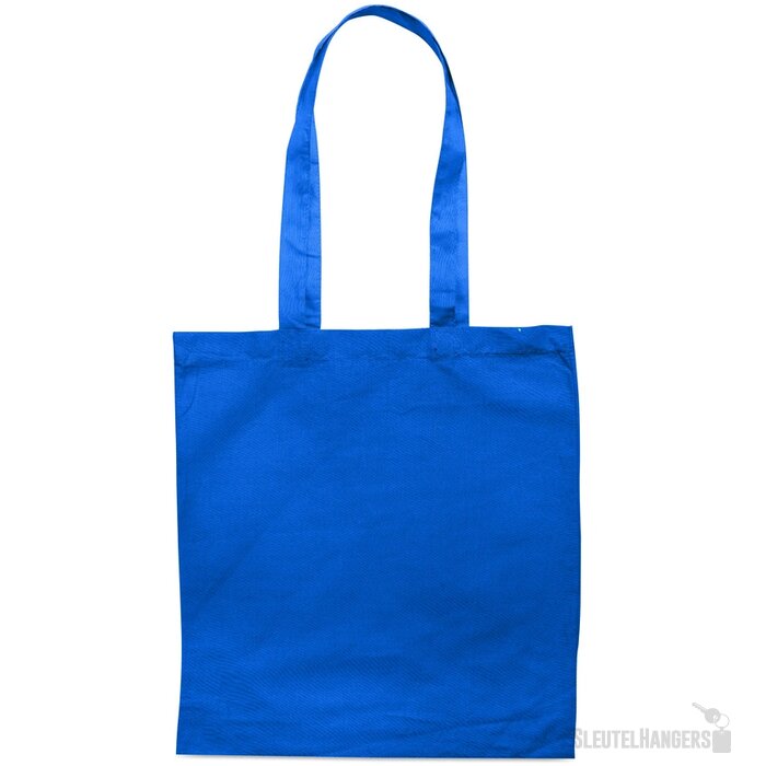 Katoenen boodschappentas Cottonel colour + royal blauw