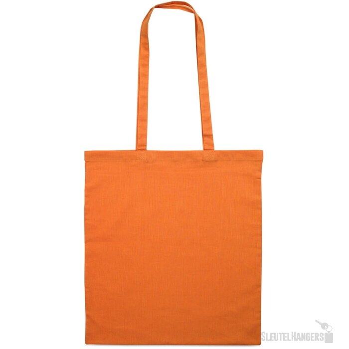 Katoenen boodschappentas Cottonel colour + oranje