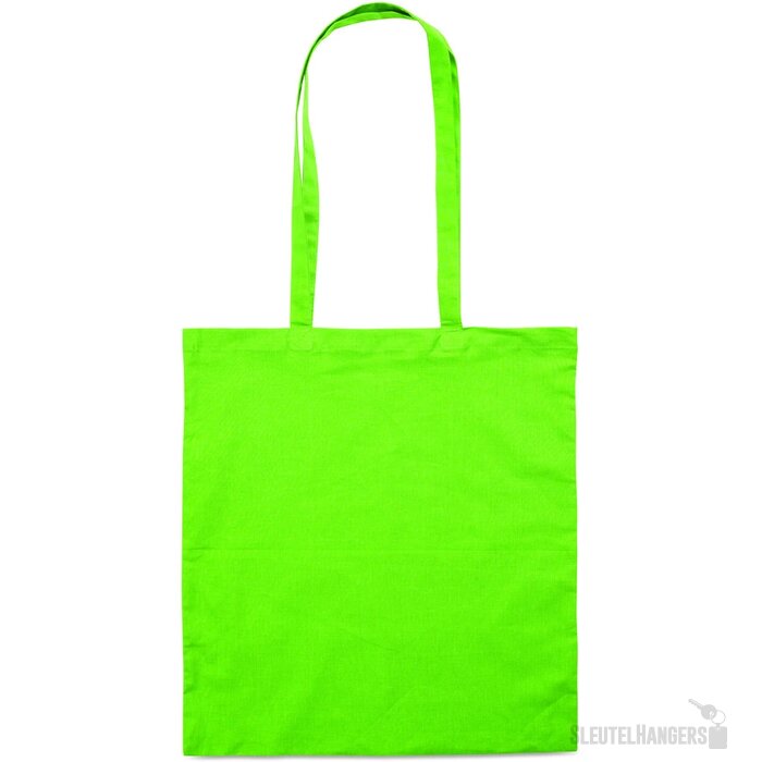 Katoenen boodschappentas Cottonel colour + limoen