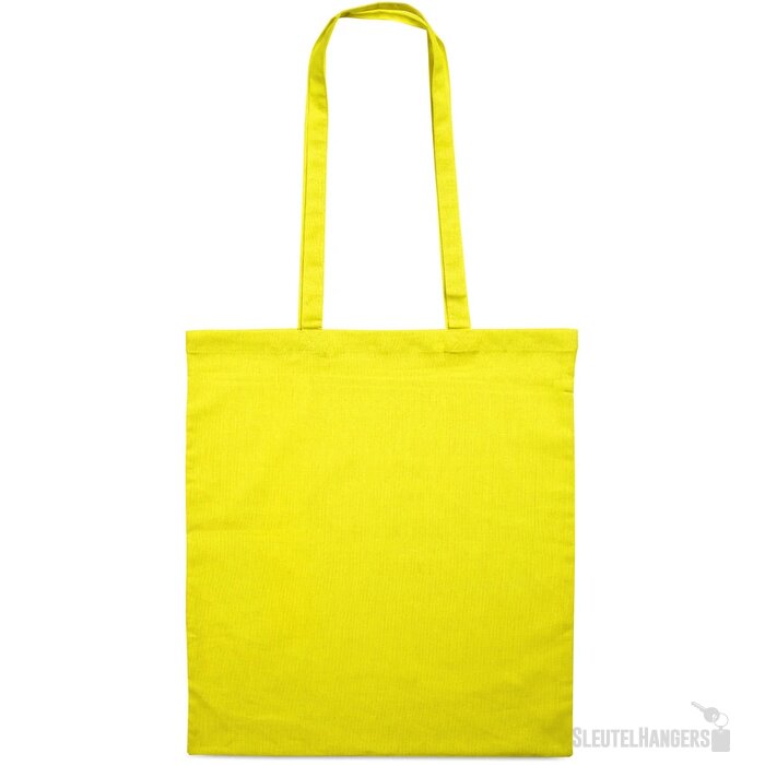 Katoenen boodschappentas Cottonel colour + geel