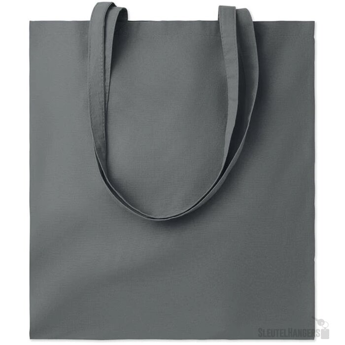 Katoenen boodschappentas Cottonel colour + donker grijs