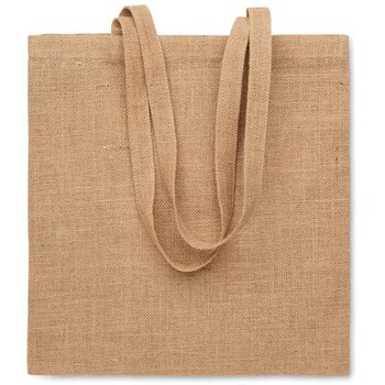 Jute boodschappentas Zolang beige