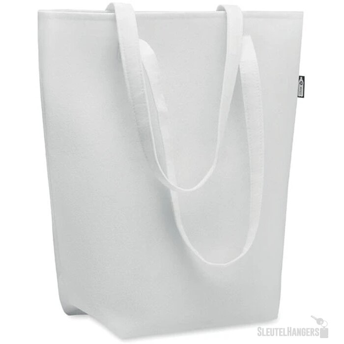 Rpet vilten boodschappentas Nata wit