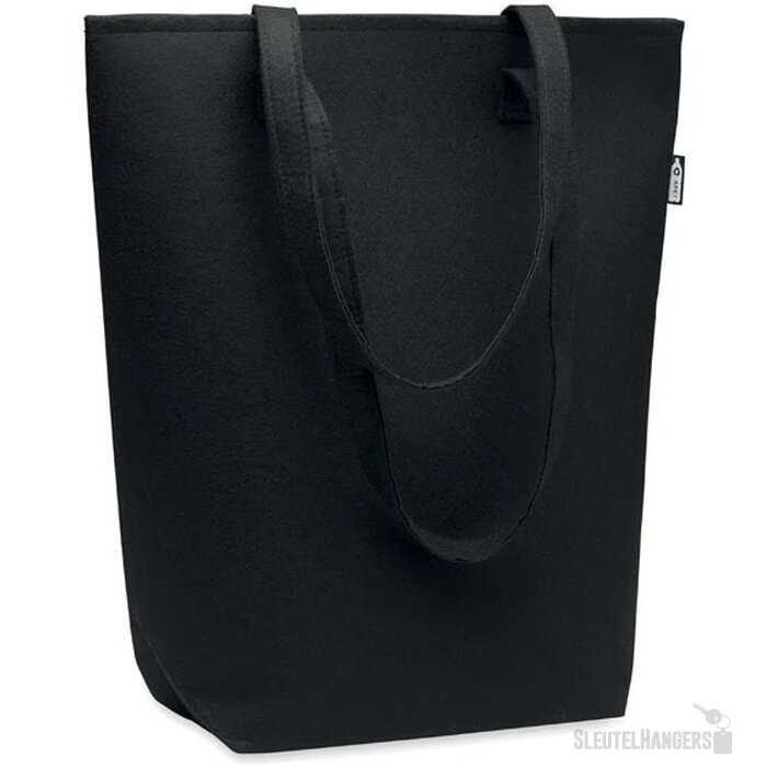 Rpet vilten boodschappentas Nata zwart