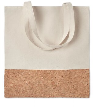Boodschappentas met kurk Illa tote beige
