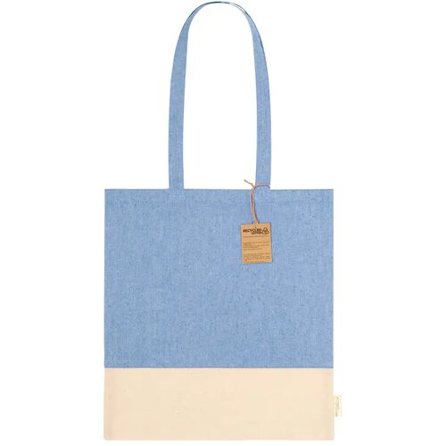 Skadi Katoenen Shopper Blauw