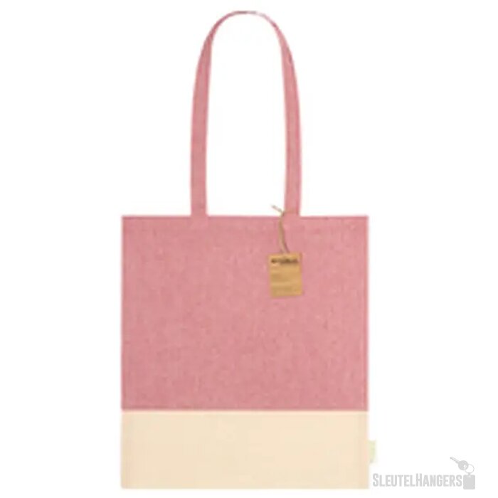 Skadi Katoenen Shopper Rood