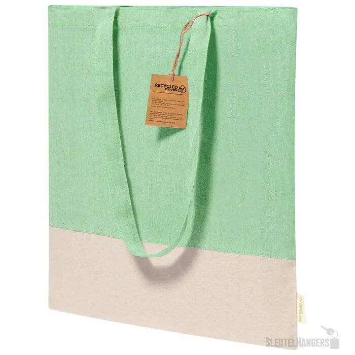 Skadi Katoenen Shopper Groen