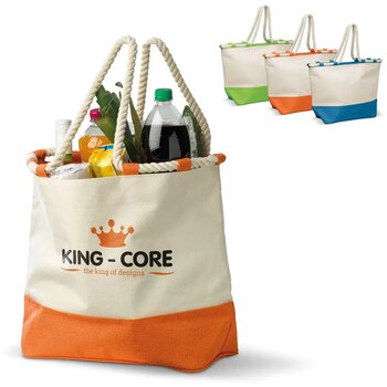 Draagtas canvas 380g/m² oranje Draagtas canvas 380g/m² oranje