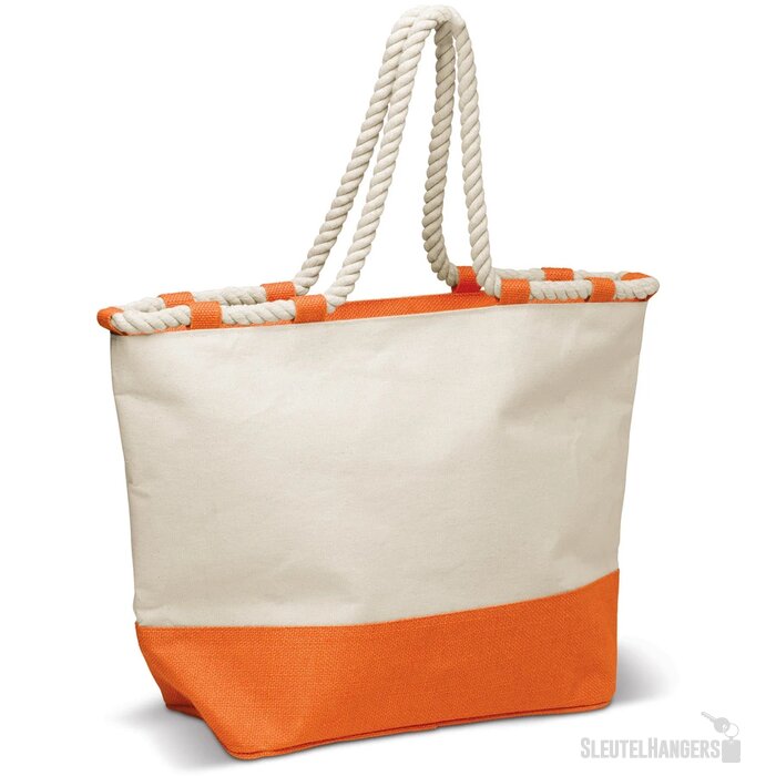 Draagtas canvas 380g/m² oranje