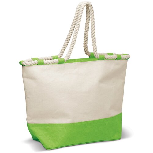 Draagtas canvas 380g/m² licht groen
