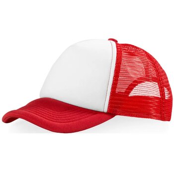 Trucker 5 panel cap Rood,Wit Rood, Wit Rood/Wit