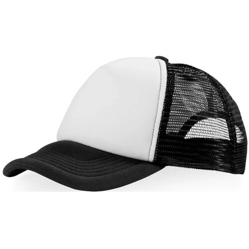 Trucker 5 panel cap Zwart,Wit Zwart, Wit Zwart/Wit
