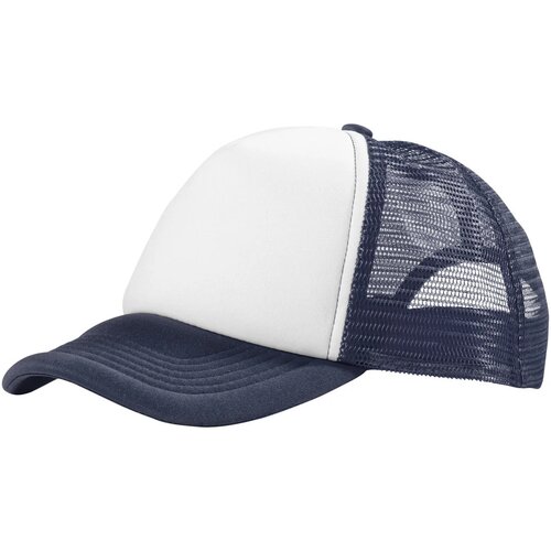 Trucker 5 panel cap Navy, Wit Navy/Wit
