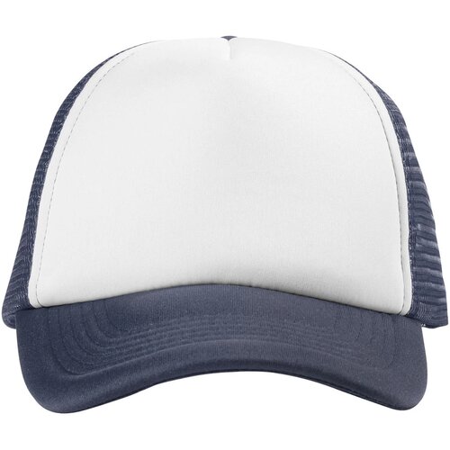 Trucker 5 panel cap Navy, Wit Navy/Wit