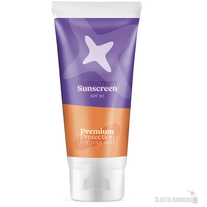 Tube zonnebrandcrème SPF 30 Wit