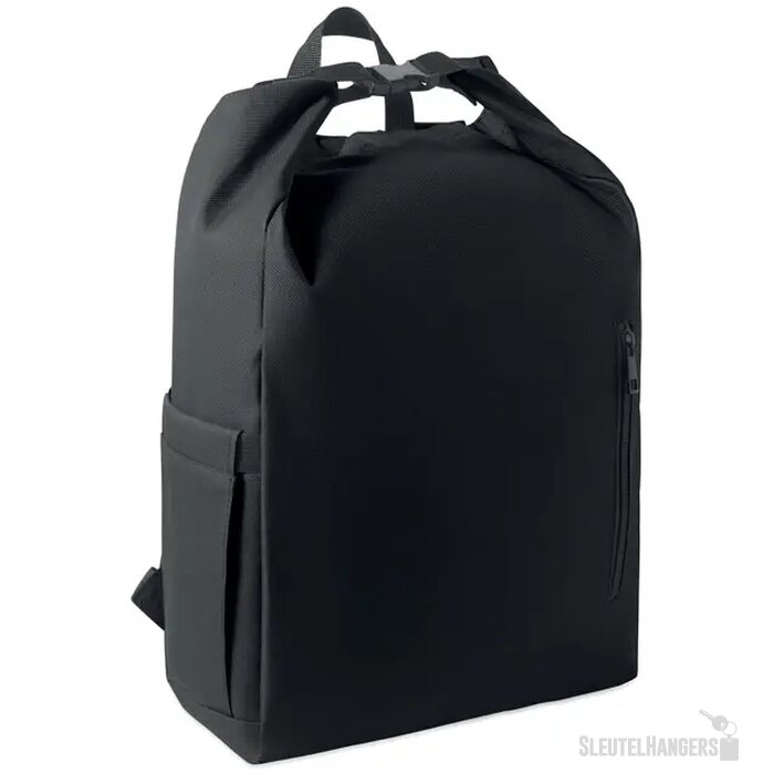 15" rolltop laptop rugzak Uniton zwart