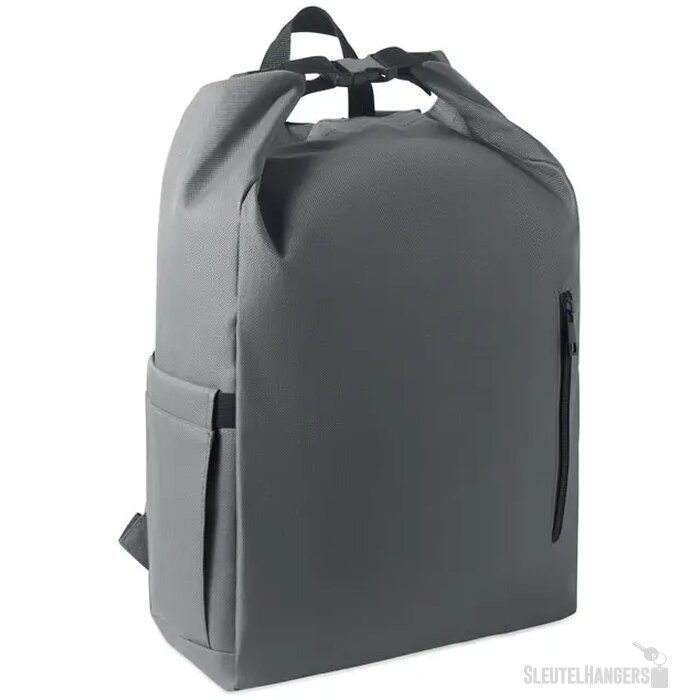 15" rolltop laptop rugzak Uniton steengrijs
