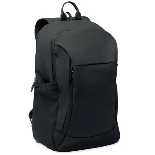15" zachte pu laptop rugzak Korovin Zwart