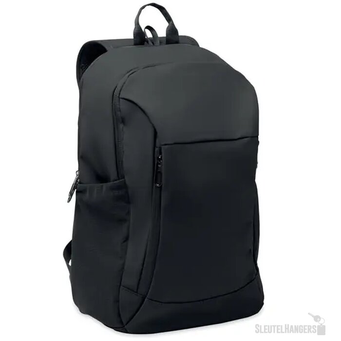 15" zachte pu laptop rugzak Korovin Zwart