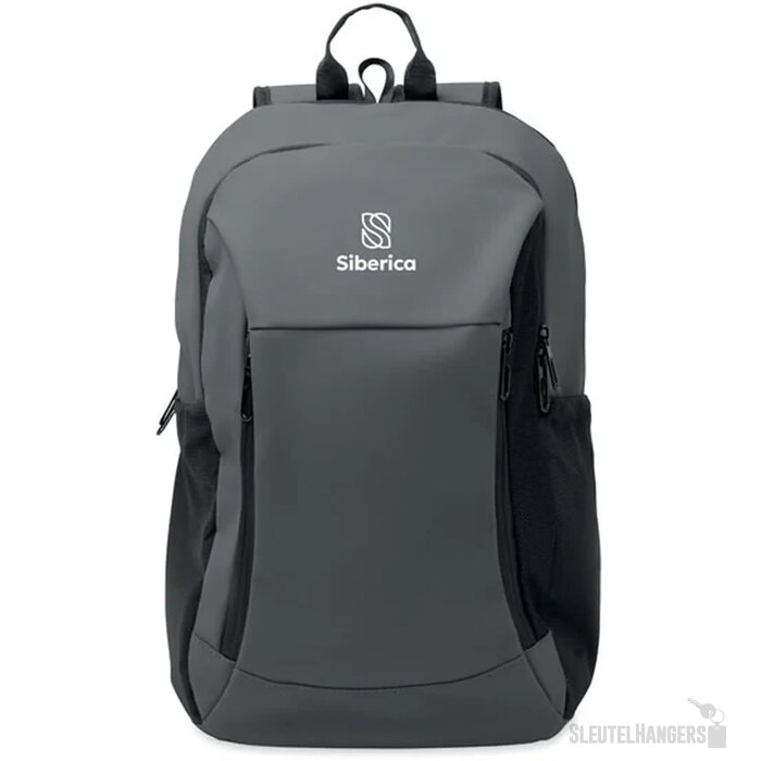 15" zachte pu laptop rugzak Korovin Grijs