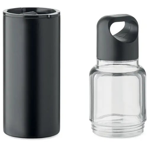 2-in-1 fles Dualuse Zwart 610 ml