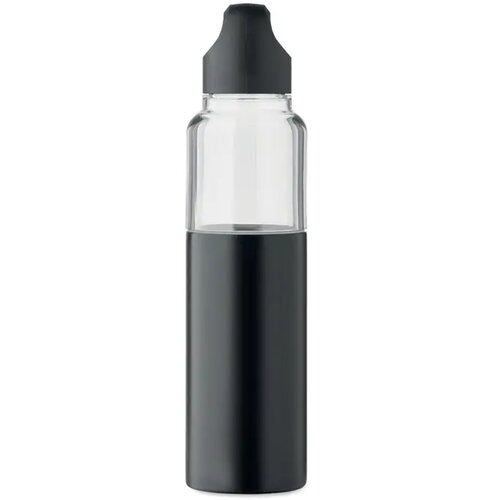 2-in-1 fles Dualuse Zwart 610 ml