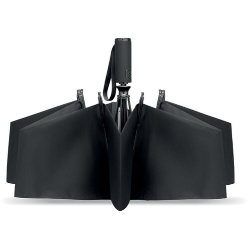 23" windbestendige paraplu Agumbe zwart