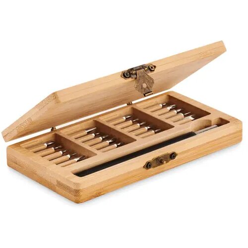 24-delige gereedschapsset Bamtool hout