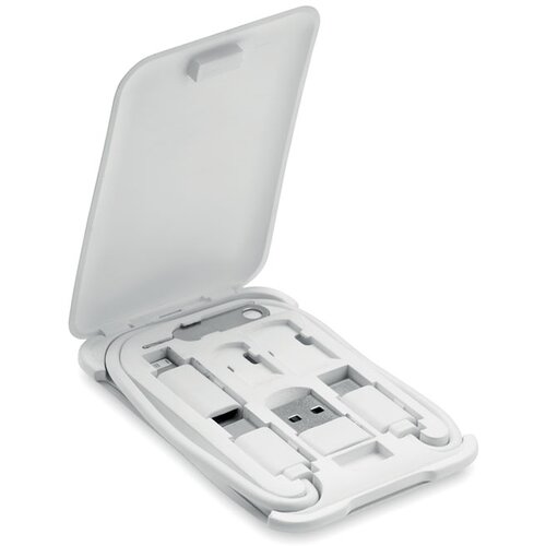 3 in 1 kabel en telefoonhouder Yapo+ Wit